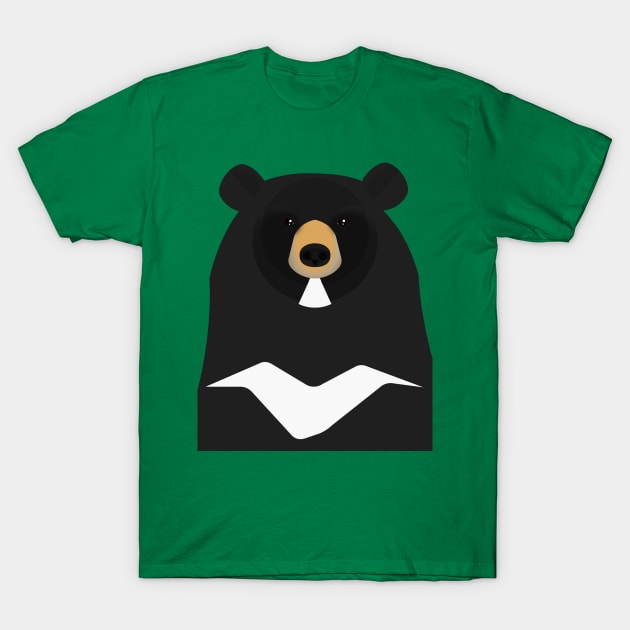 Asian black bear T-Shirt by Aline Eg